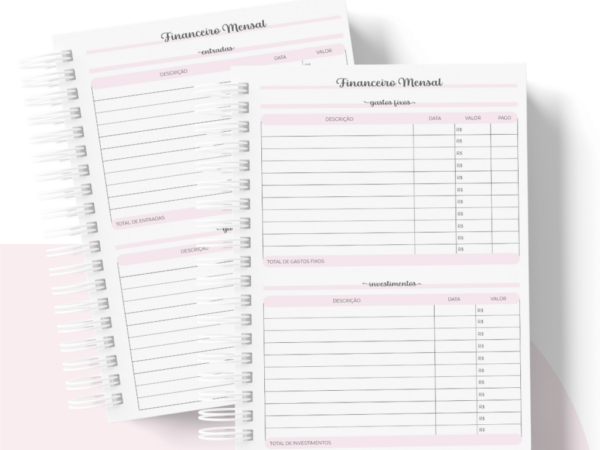 Planner Financeiro: Organize suas Finanças e Economize Mais